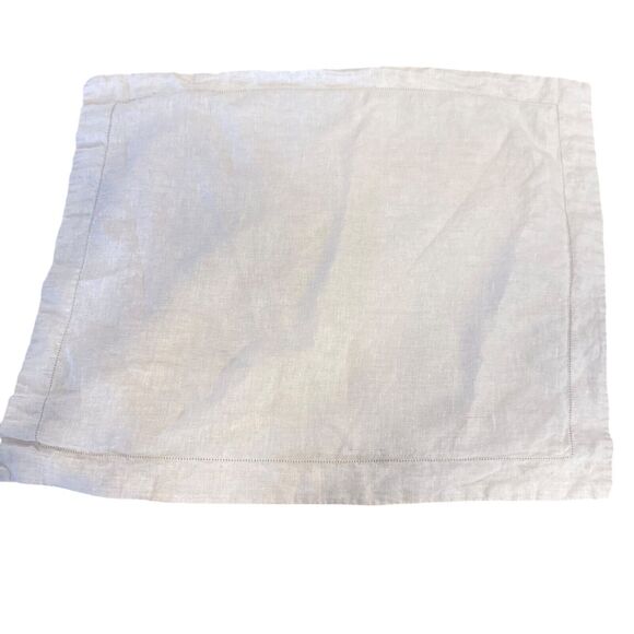 Pottery Barn Belgian Flax 100% Linen Standard Pillow Sham Case Cover Beige - Picture 1 of 12